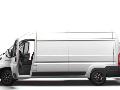 Fiat Ducato Van L3H2 HQ Interior 2023 3D model