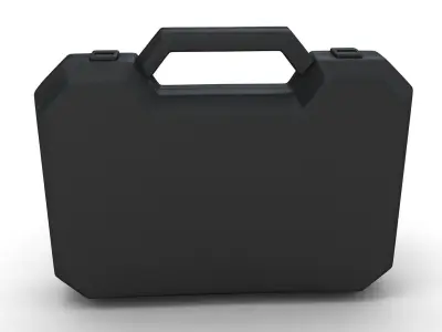 Black Plastic Case 3D model