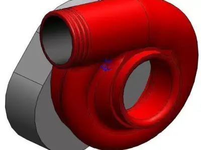 Procharger C1 Blower Supercharger Free 3D model