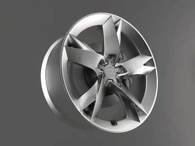 Audi A5 Alloy Rim 3D model