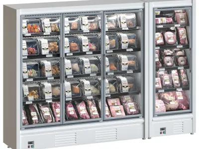 Meat fridge 3D model