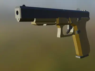 Glock 18 Low-poly 3D model purchase