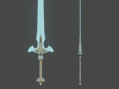 Epic Fantasy Sword Pack by gWyn Low-poly 3D model