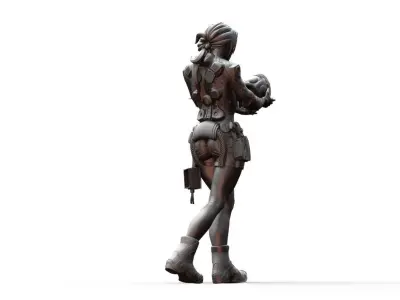 Female Character- Pilot Yari 3D print model