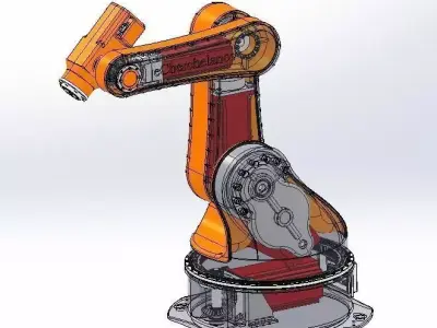 robot orange Free 3D model purchase