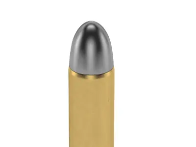 Bullet 50-70 Low-poly 3D model