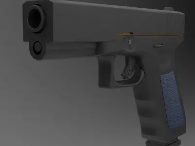 Glock 17 Free low-poly 3D model purchase