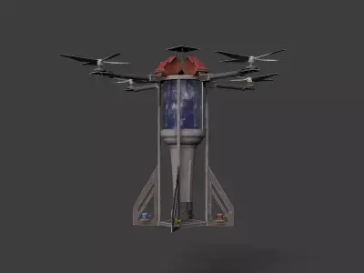 Feiyi Underwater Drone Low-poly 3D model