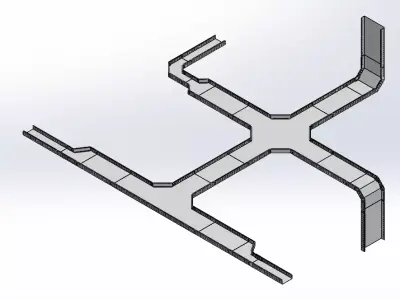 CABLE TRAY Full CAD design 3D model