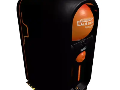 SciFi Energy Cell Storage 3D model