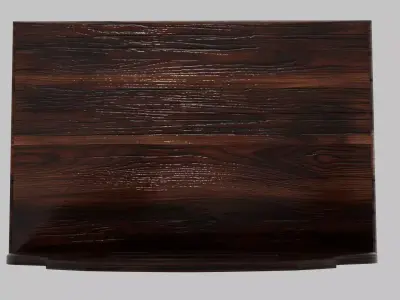 Unique Apothecary Table Nightstand Low-poly 3D model