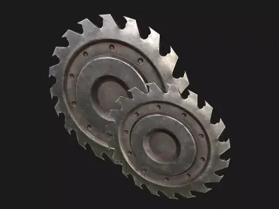 Circular Saw Low-poly 3D model purchase