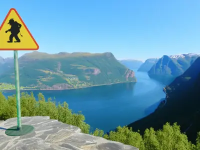 Entering Troll Territory Road Warning Sign Low-poly 3D model