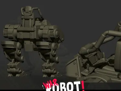 WAR Robot 3D print model