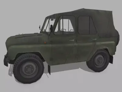 UAZ 3151 Low-poly 3D model
