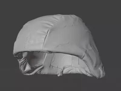 US Army Advanced Combat Helmet Cover Scan 3D model