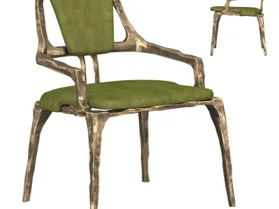 Retro chair 3D model
