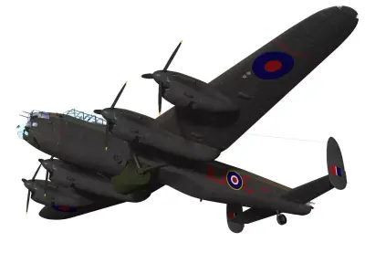 avro lancaster B-i special dambuster 3D model