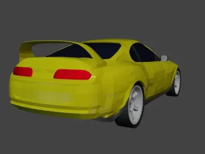 toyota supra mk4  Free low-poly 3D model