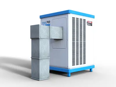 Rooftop AC Unit 2A Low-poly 3D model Free low-poly 3D model