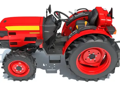 Farm Tractor 3D model shop