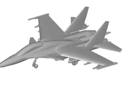 Sukhoi Su-30MKI 3D model buy