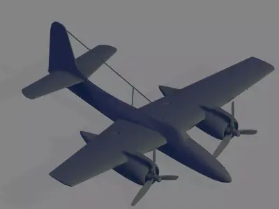 F7F-3 Tigercat 3D model