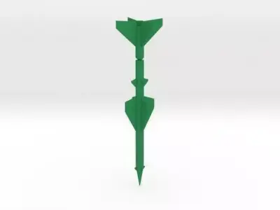 Air missile object 3D print model