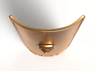 Game-Ready Medieval Shield 3D model