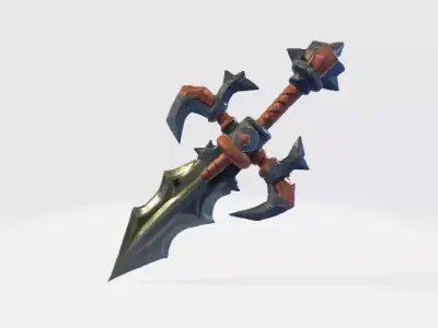 Fantasy sword 3D model