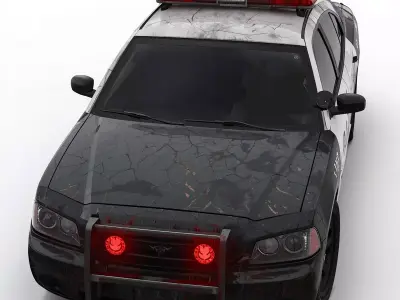 Possessed Modern Interceptor 3D Model Low-poly 3D model