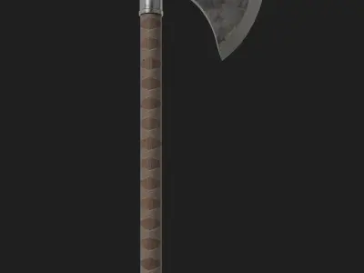 Game ready medieval axes collection 3D Model Pack