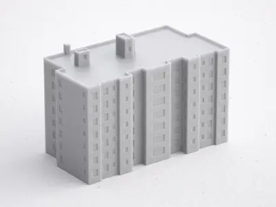 Free 3D Print miniature building RB-US-NY-040 Free 3D print model purchase