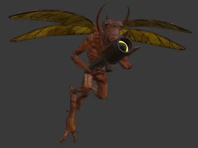 Geonosian soldier 3D model