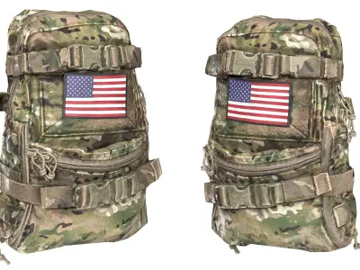 GMR MINIMAP BACKPACK Low-poly 3D model