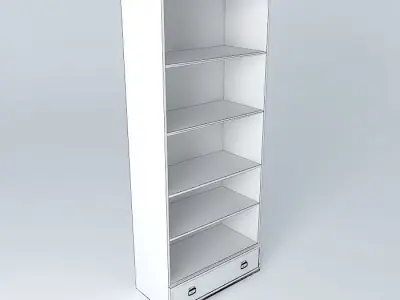 Indiana red pine shelf 3D model