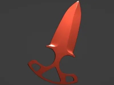 Shadow daggers from CSGO Low-poly 3D model