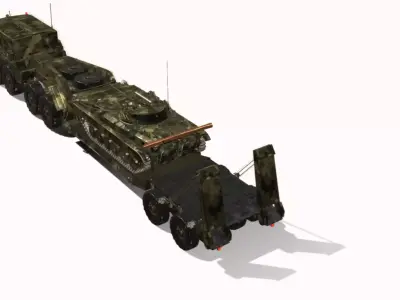 MAZ 537 Low-poly 3D model by lm9241221