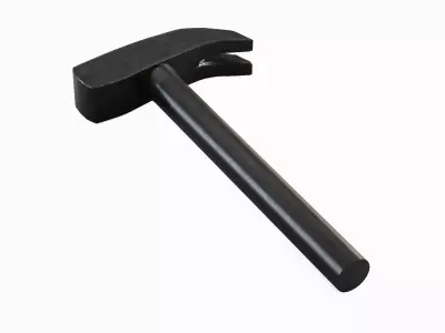 Iron Hammer 03 Low-poly 3D model