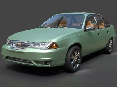 Daewoo Nexia Sedan - High Quality 3D Model 3D model
