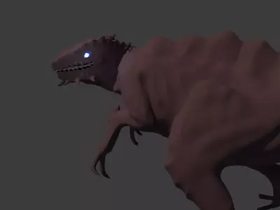 Dinosaur Dragon Monster Low-poly 3D model