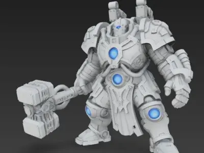 3D Printable Iron Oath Thunderstrike Heavy Battle Armor  3D model