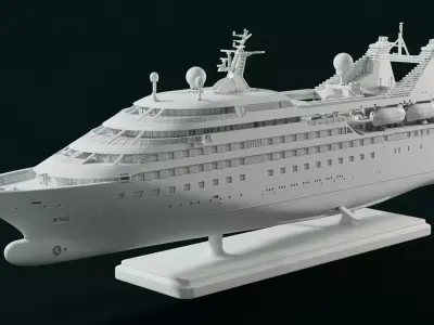 3D Printable Scale Model of Seabourn Legend 3D print model