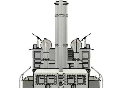 USS San Pablo - The Sand Pebbles - RC Model 1-48 3D print model