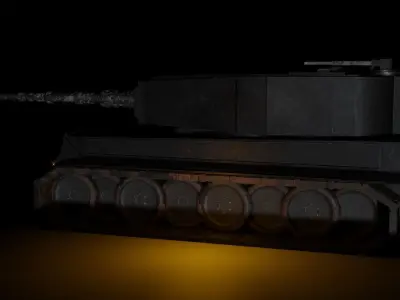WW2 Tiger Science-Fiction 3D model