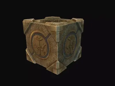 Magic Box Free low-poly 3D model