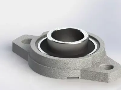 Pillow Block Bearing FL005 Free 3D model