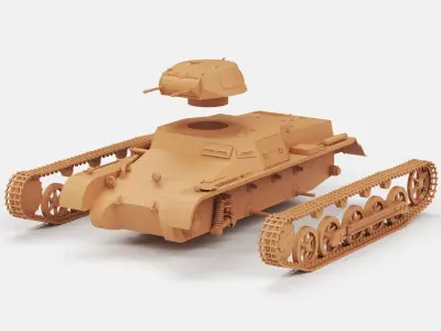 PzKpfw I Ausf B Free 3D print model