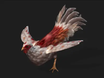 Chicken A2 3D model