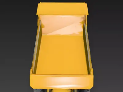 Heavy Industry Mining Dump Truck Vehicle 3d model Low-poly 3D model